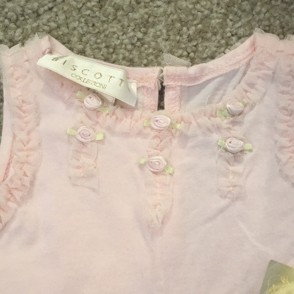 Pink Biscotti dress Sz 12mo NWT - Picture 2 of 5